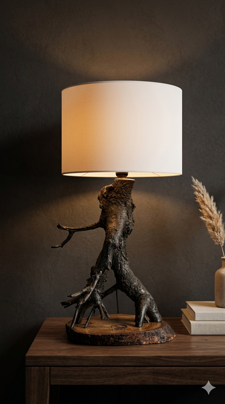 How to Style a Driftwood Lamp in Your Living Room (7 Ideas That Actually Work)