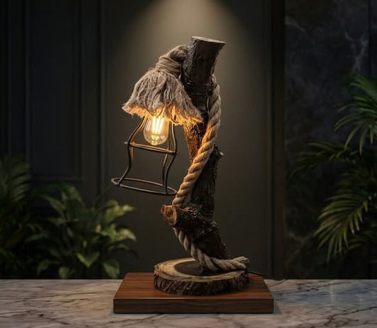 Rogue Ember Driftwood Lamp