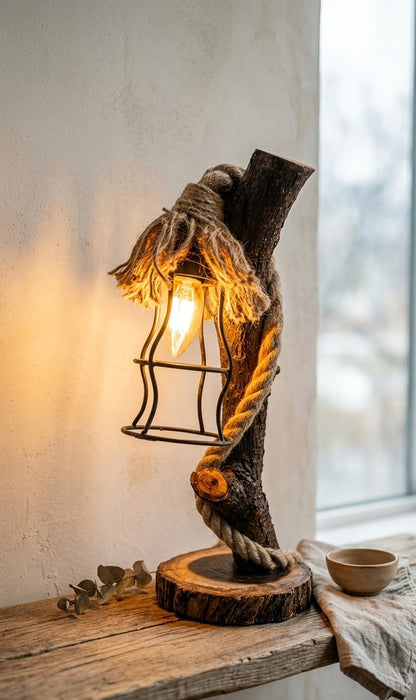 Driftwood Branch Table Lamp