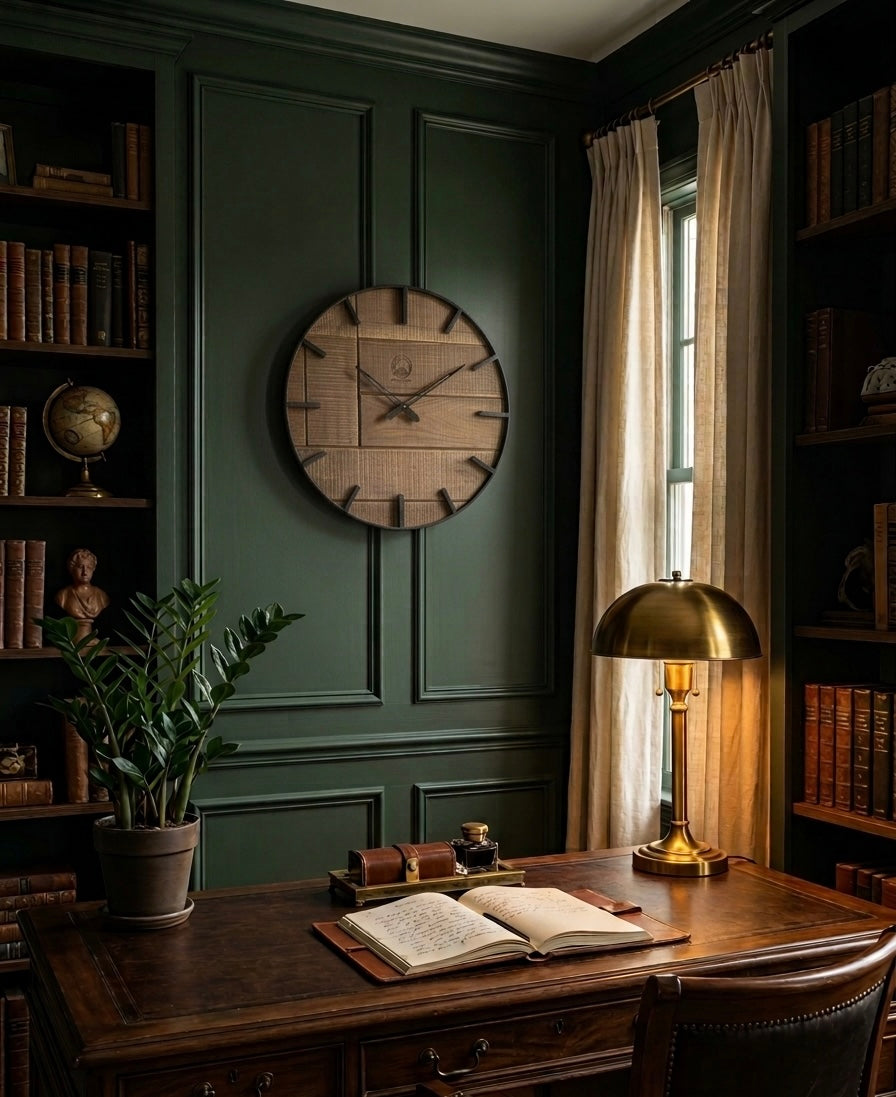 StrataCraft Timber Wall Clock